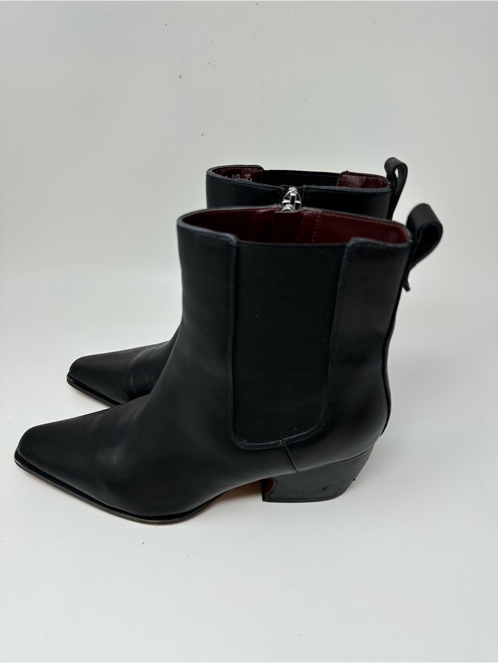 Sarto By Franco Sarto Sleek Black Ankle Booties Women's 9.5M